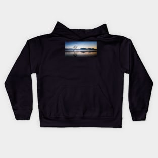 Winter Sunrise, Wanaka Kids Hoodie